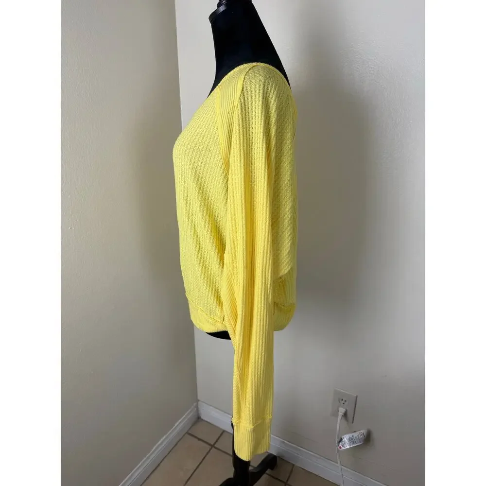 We The Free Santa Clara Thermal Top - Yellow - Size M - Picture 3 of 10